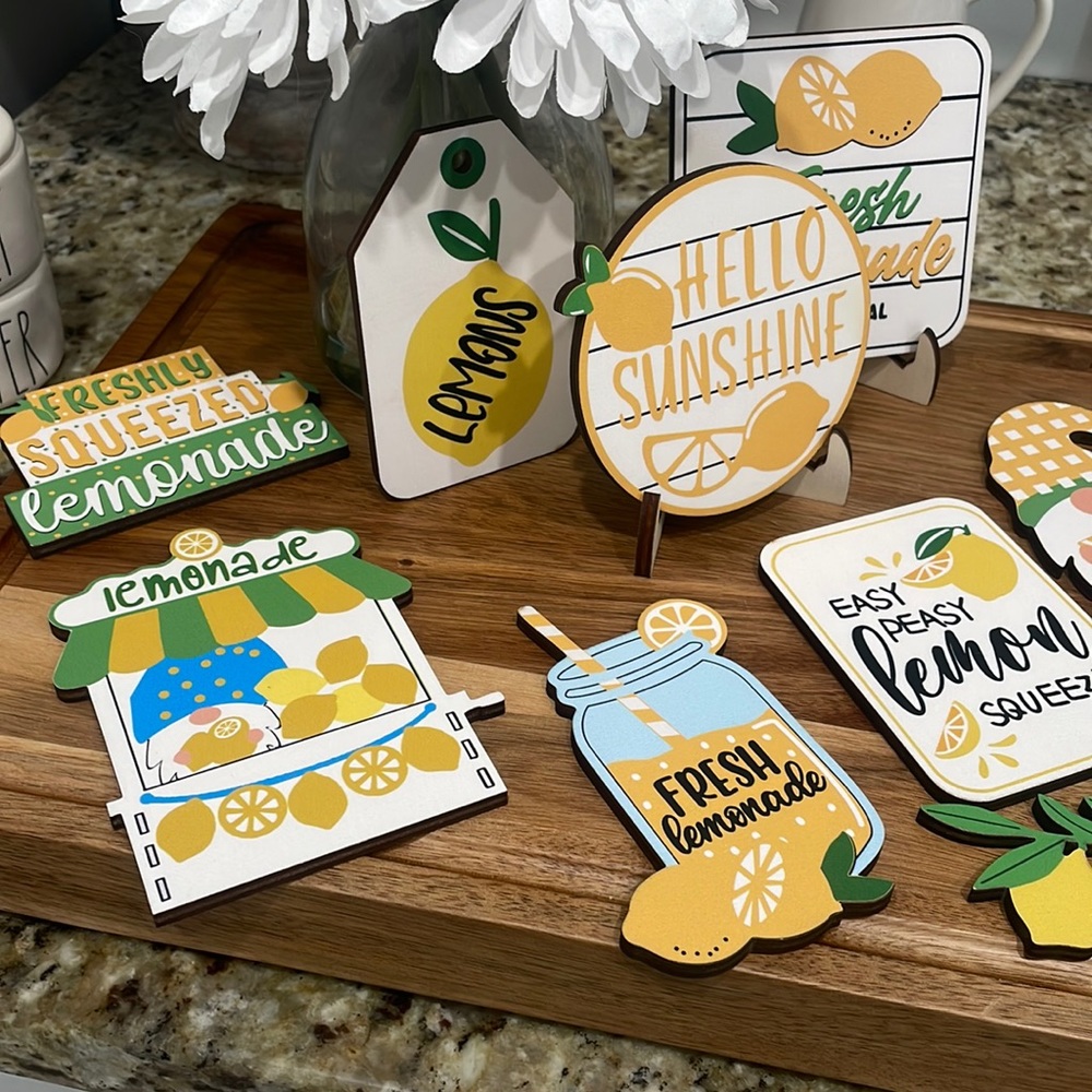Lemon Decor 11 piece set